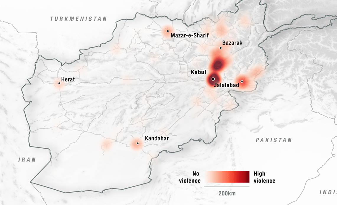 Rising Trend of Targeted Killings Across 10 Afghan Regions in 20 Days