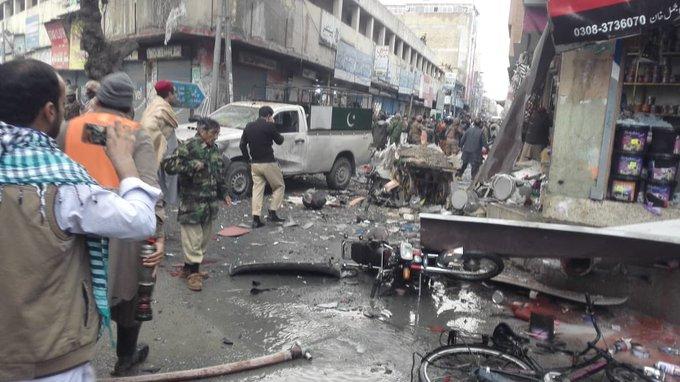 Explosion in Quetta City Targets Police Car, Leaves Four Dead and Eight Injured