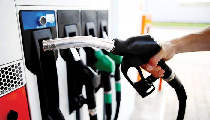 Decline in petroleum prices