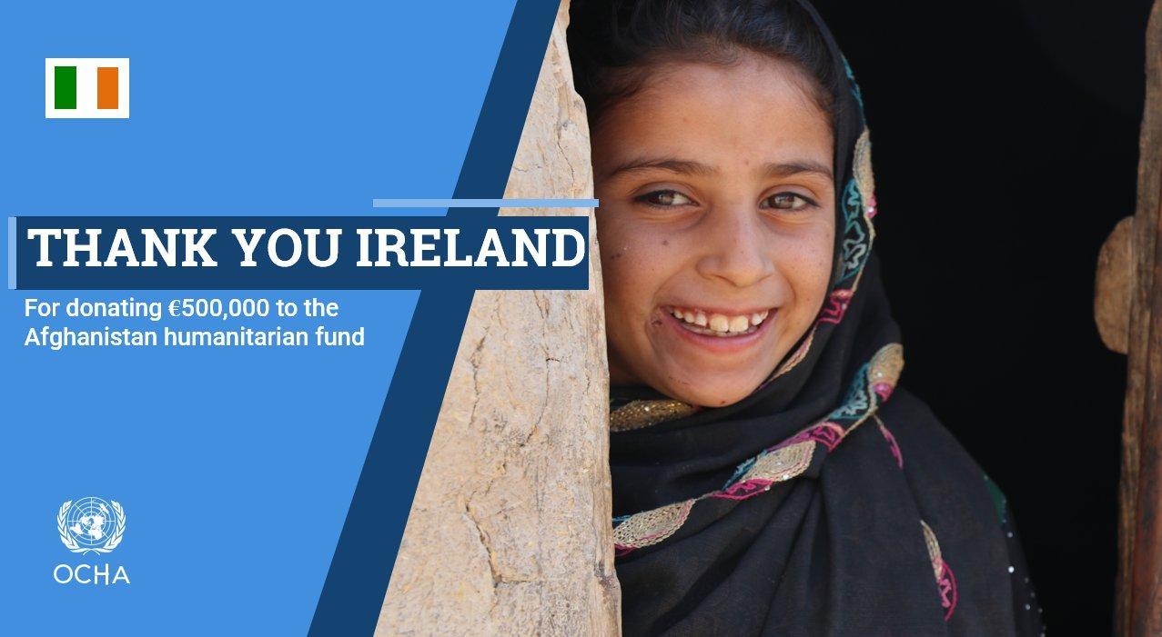 Ireland humanitarian aid Afghanistan