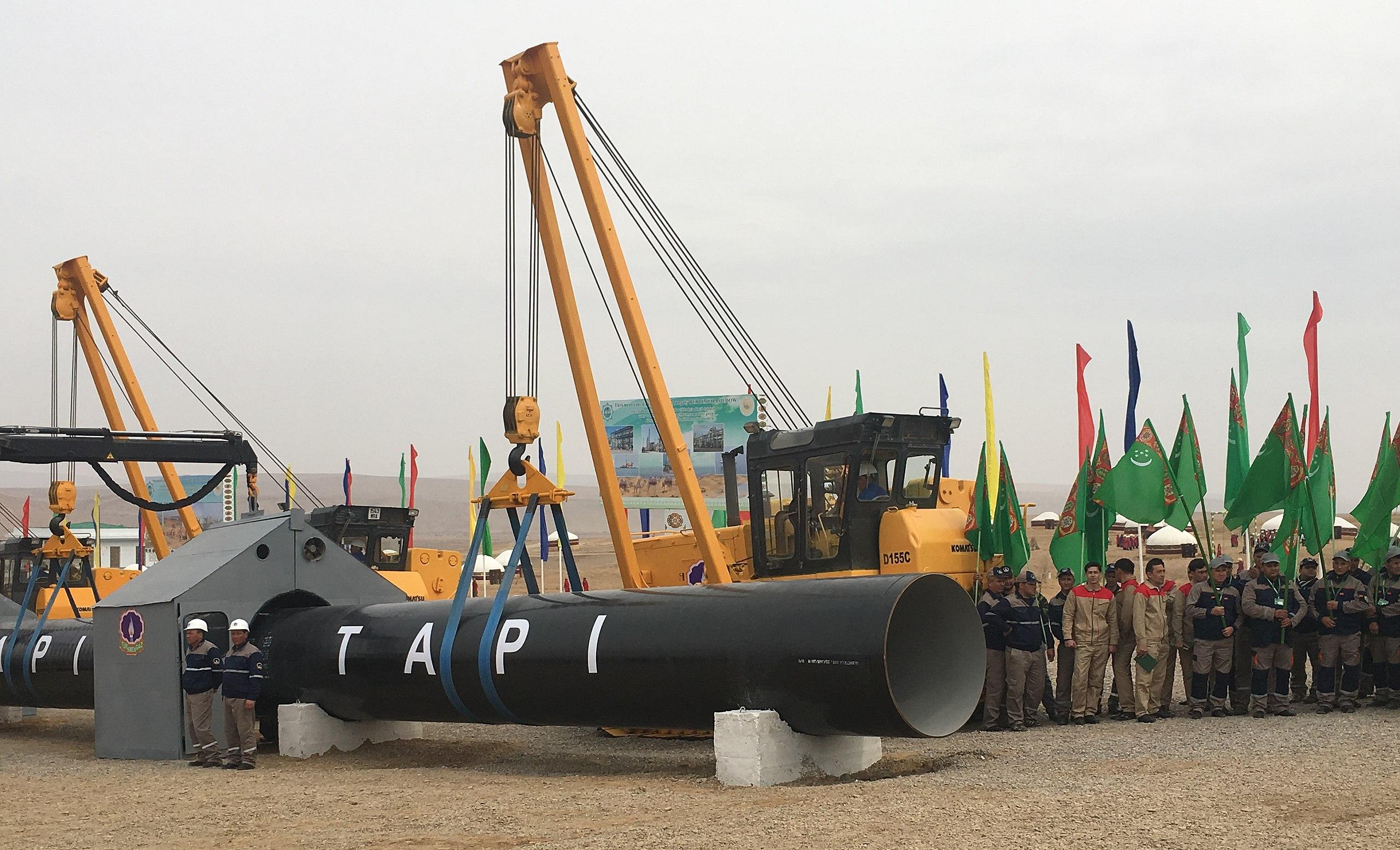 TAPI gas pipeline project